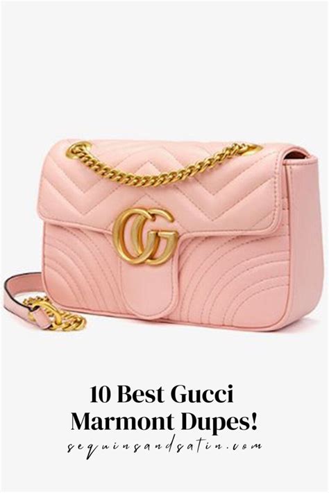 gucci suede bag dupe|gucci marmont bag dupe.